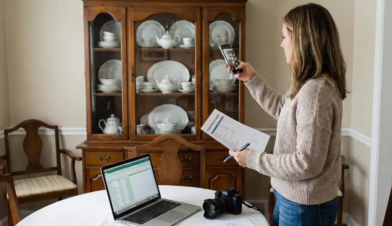 Articles Create a home inventory for insurance in 30 minutes with a room-by-room photo checklist. Easy storage tips for photos and receipts.